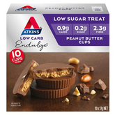 Atkins Low Sugar Treat Endulge Peanut Butter Cups 17g x 10 Pack